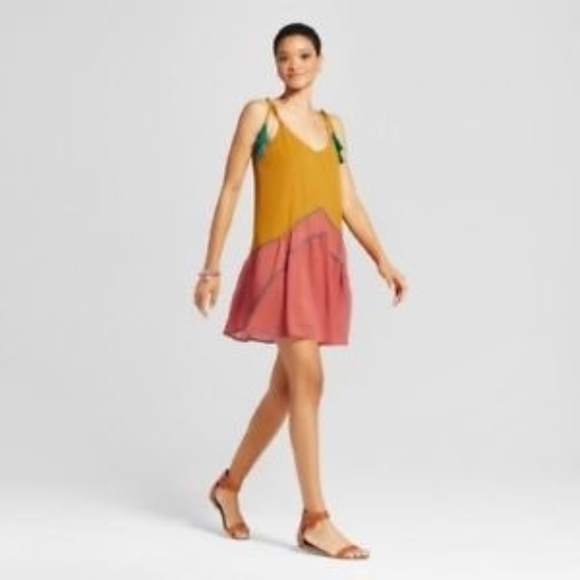Mossimo Supply Co. Dresses & Skirts - Color Block Boho Swing Dress